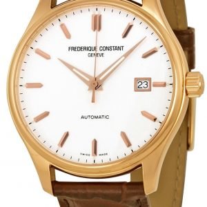 Frederique Constant Classics Fc-303v5b4 Kello Hopea / Nahka