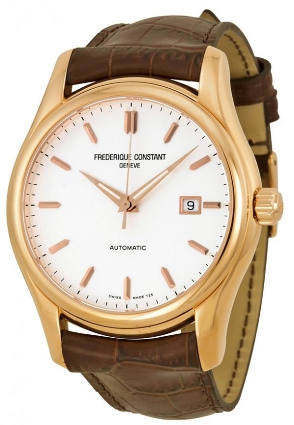 Frederique Constant Classics Fc-303v6b4 Kello Hopea / Nahka