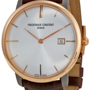 Frederique Constant Classics Fc-306v4stz9 Kello Hopea / Nahka