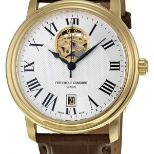 Frederique Constant Classics Fc-315m4p5 Kello Hopea / Nahka