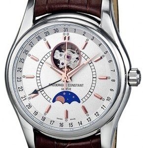 Frederique Constant Classics Fc-335v6b6 Kello Hopea / Nahka