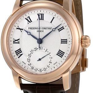 Frederique Constant Classics Fc-710mc4h4 Kello Hopea / Nahka