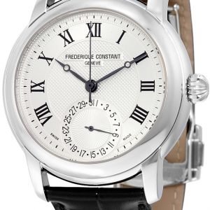 Frederique Constant Classics Fc-710mc4h6 Kello Hopea / Nahka