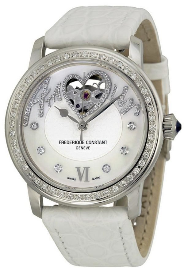 Frederique Constant Ladies Automatic Fc-310sq2pd6 Kello Nahka