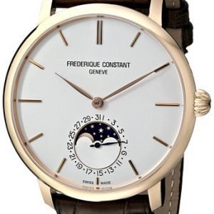 Frederique Constant Manufacture Fc-705v4s9 Kello Hopea / Nahka