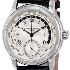 Frederique Constant Manufacture Fc-718mc4h6 Kello Hopea / Nahka