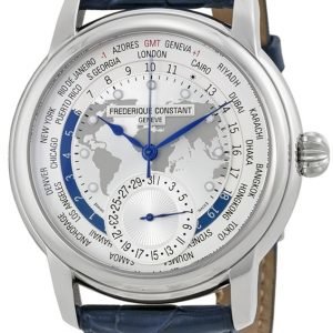 Frederique Constant Manufacture Fc-718wm4h6 Kello Hopea / Nahka