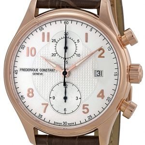 Frederique Constant Runabout Fc-393rm5b4 Kello Hopea / Nahka