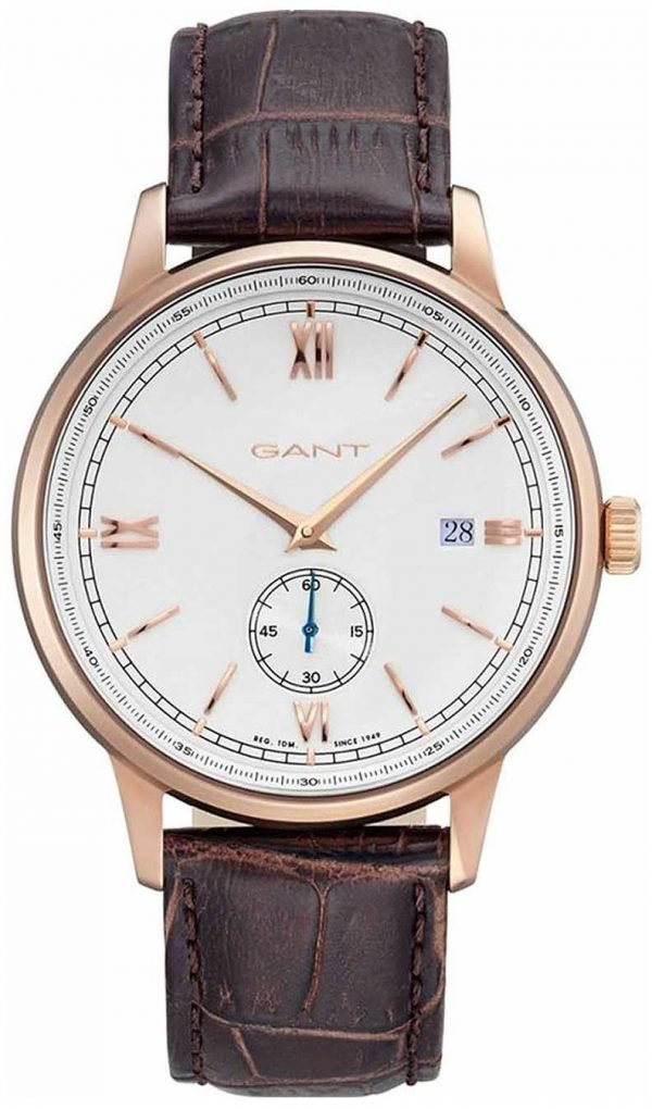 Gant Freeport Gt023002 Kello Valkoinen / Nahka