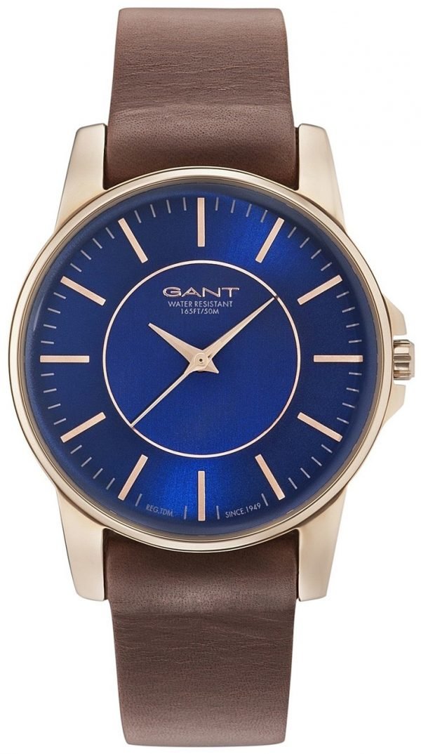 Gant Gt003014 Kello Sininen / Nahka