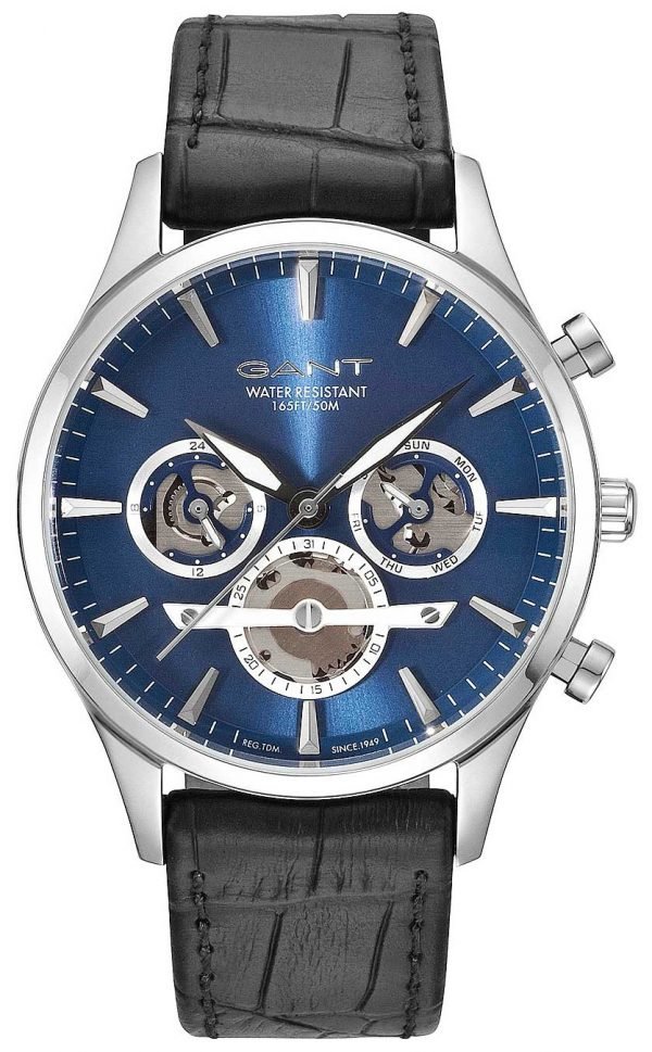 Gant Gt005001 Kello Sininen / Nahka