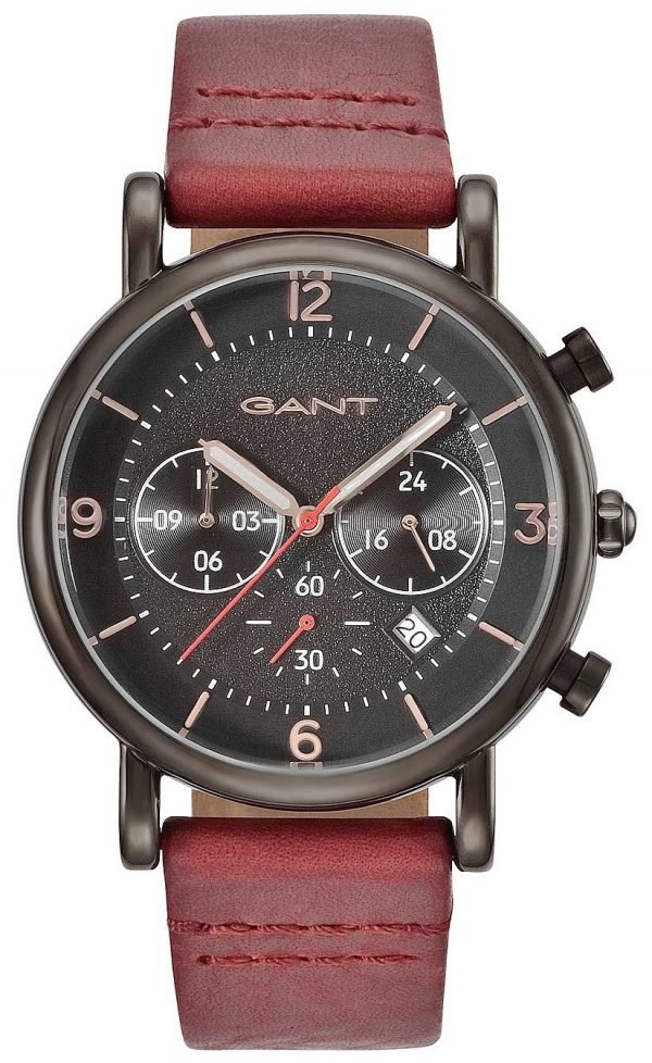 Gant Gt007002 Kello Musta / Nahka