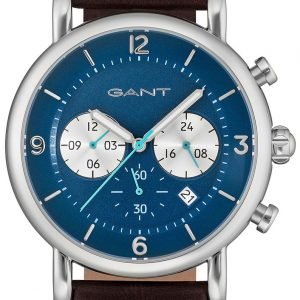 Gant Gt007009 Kello Sininen / Nahka