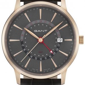 Gant Gt026006 Kello Harmaa / Nahka