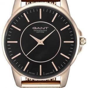 Gant Gt060002 Kello Musta / Punakultasävyinen