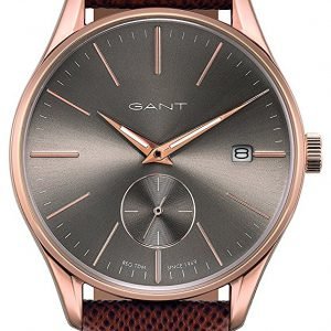 Gant Gt067002 Kello Harmaa / Nahka