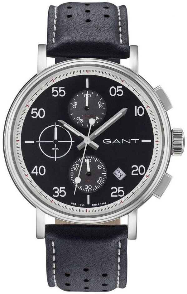 Gant Wantage Gt037001 Kello Musta / Nahka