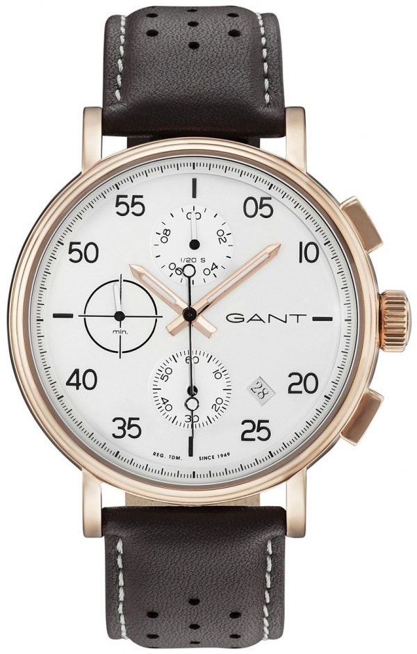 Gant Wantage Gt037002 Kello Valkoinen / Nahka