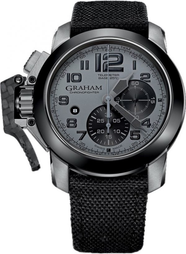 Graham Chronofighter 2ccac.S01a Kello Harmaa / Tekstiili