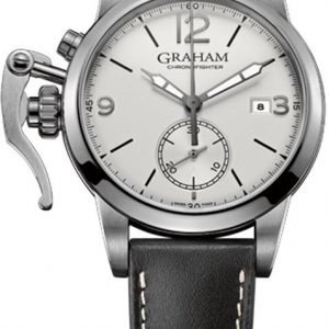 Graham Chronofighter 2cxas.S02a Kello Hopea / Nahka