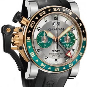 Graham Chronofighter Oversize 2ovgg.S06a Kello Hopea / Kumi