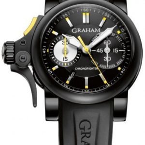 Graham Chronofighter Rac Trigger 2trab.B01a Kello Musta / Kumi