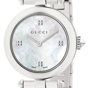 Gucci Diamantissima Ya141504 Kello Valkoinen / Teräs