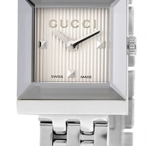 Gucci G- Frame Ya128402 Kello Hopea / Teräs