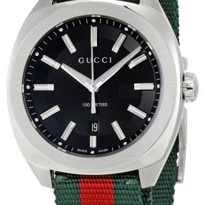 Gucci G- Frame Ya142305 Kello Musta / Teräs