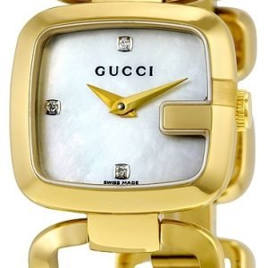 Gucci G Gucci Ya125513 Kello Valkoinen / Kullansävytetty Teräs