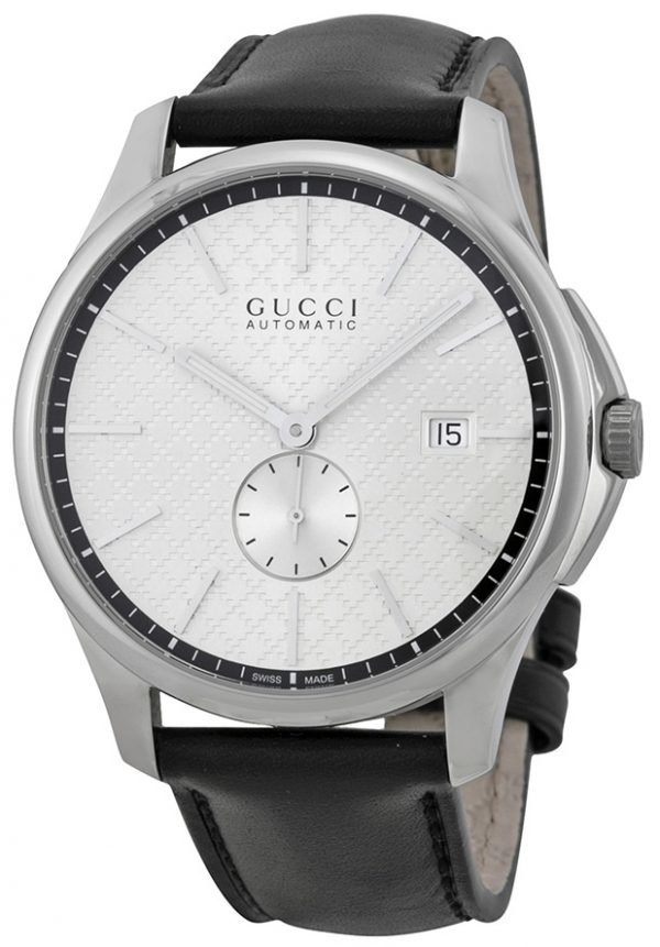 Gucci G-Timeless Ya126313 Kello Hopea / Nahka