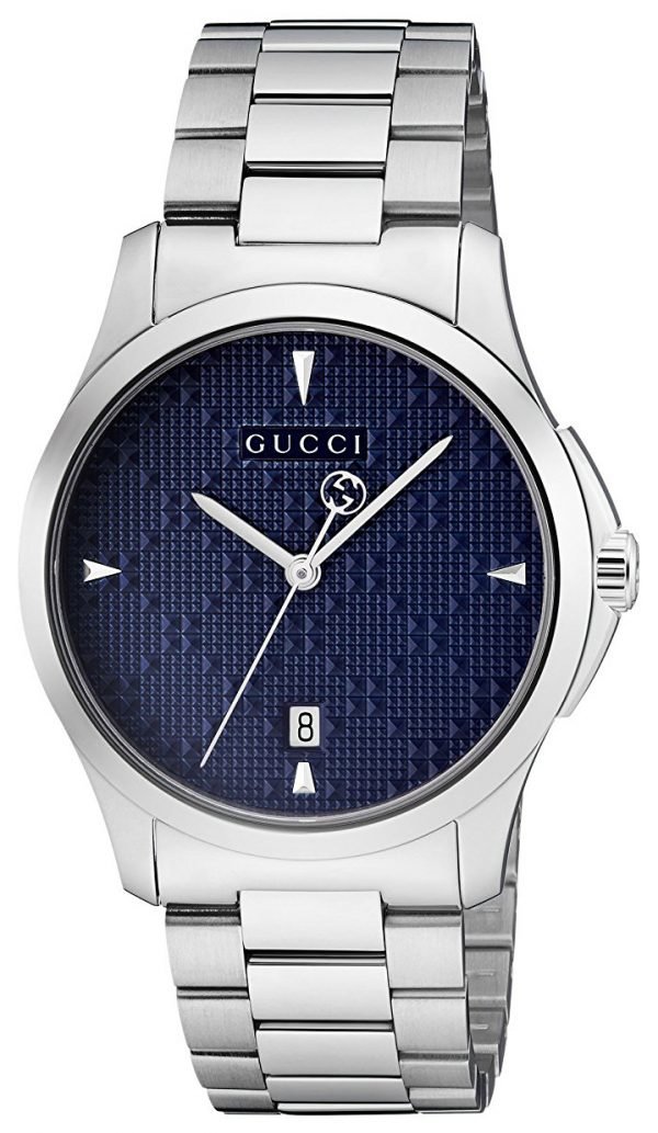 Gucci G-Timeless Ya1264025 Kello Sininen / Teräs