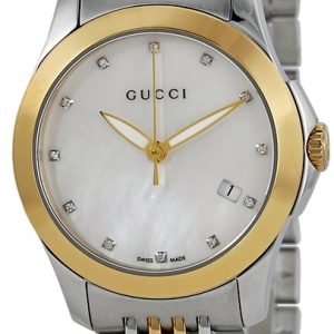 Gucci G-Timeless Ya126513 Kello Hopea / Teräs