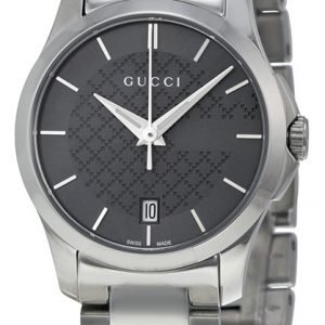 Gucci G-Timeless Ya126522 Kello Harmaa / Teräs