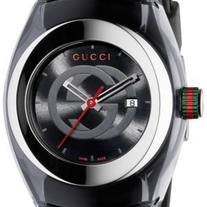 Gucci Ya137301 Kello Musta / Kumi