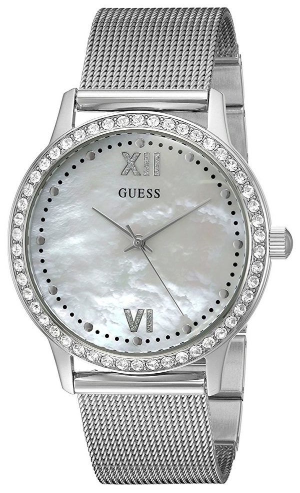 Guess Dress U0785l1 Kello Valkoinen / Teräs