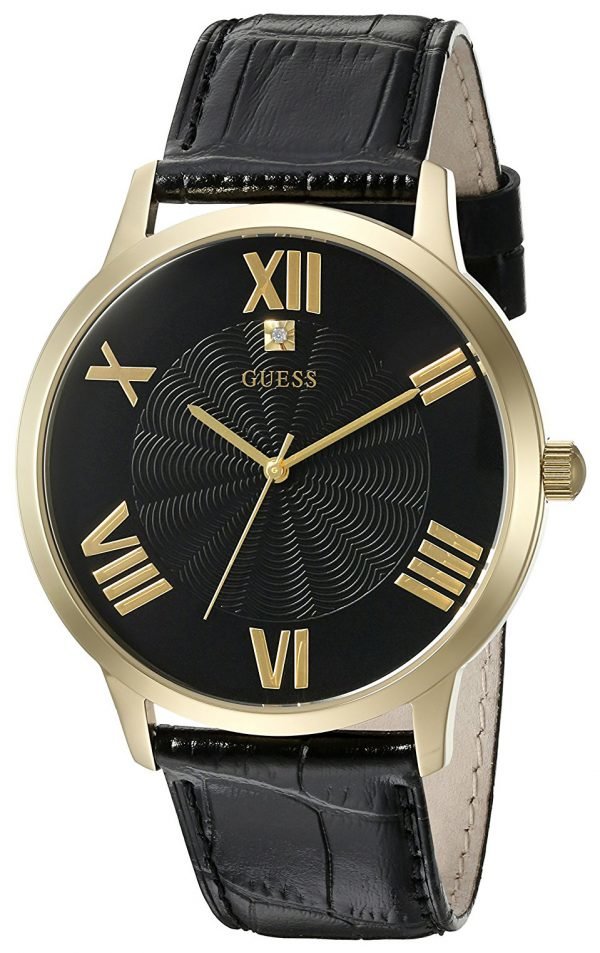 Guess Dress U0794g1 Kello Musta / Nahka