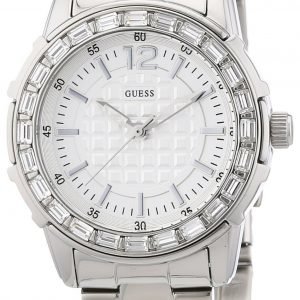 Guess Dress W0018l1 Kello Valkoinen / Teräs