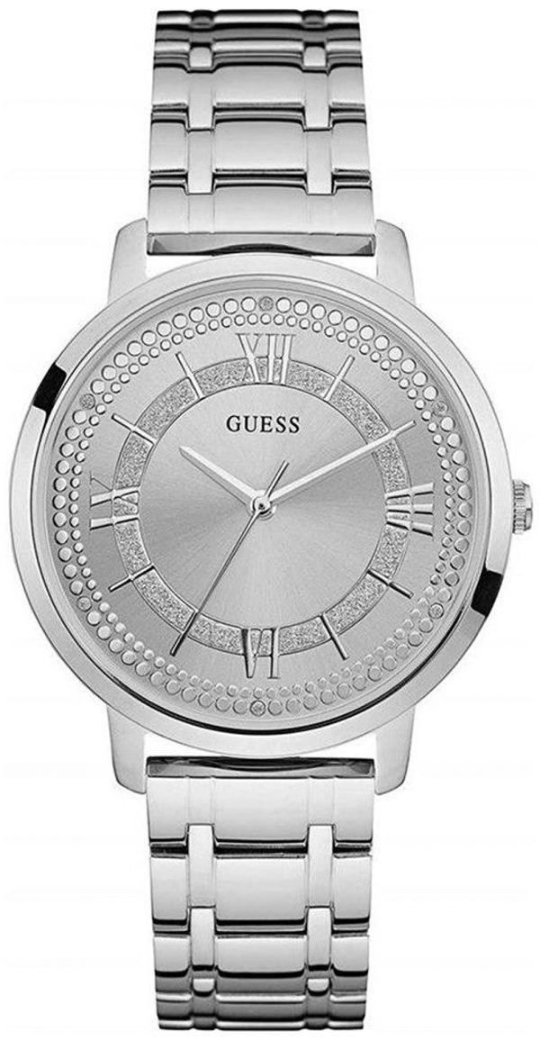 Guess Dress W0933l1 Kello Hopea / Teräs