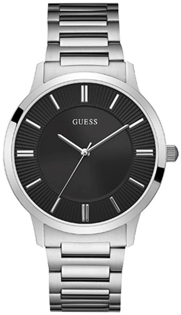 Guess Escrow W0990g1 Kello Musta / Teräs