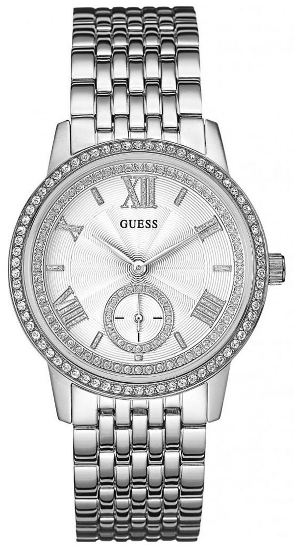 Guess Gramercy W0573l1 Kello Hopea / Teräs