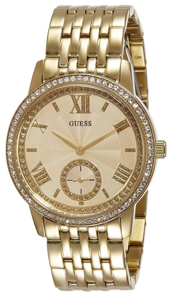 Guess Gramercy W0573l2 Kello Samppanja / Kullansävytetty