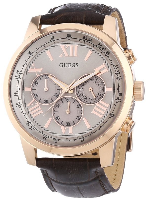 Guess Horizon W0380g4 Kello Hopea / Nahka