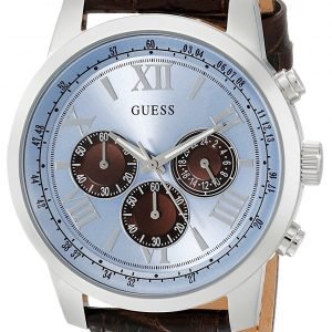 Guess Iconic U0380g6 Kello Sininen / Nahka