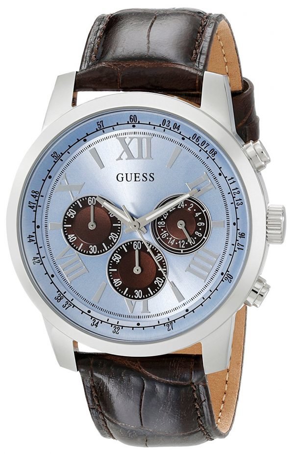 Guess Iconic U0380g6 Kello Sininen / Nahka