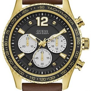 Guess Iconic W0970g2 Kello Musta / Nahka