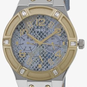 Guess Jet W0289l2 Kello Sininen / Nahka