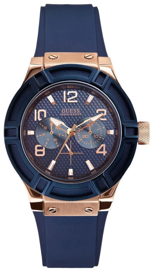 Guess Jet W0571l1 Kello Sininen / Kumi