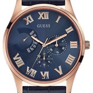 Guess Jet W0608g2 Kello Sininen / Nahka