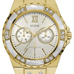 Guess Limelight W0775l2 Kello Valkoinen / Nahka